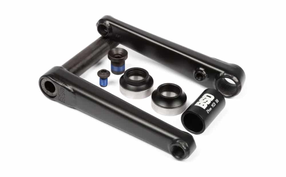 2.5 piece bmx cranks