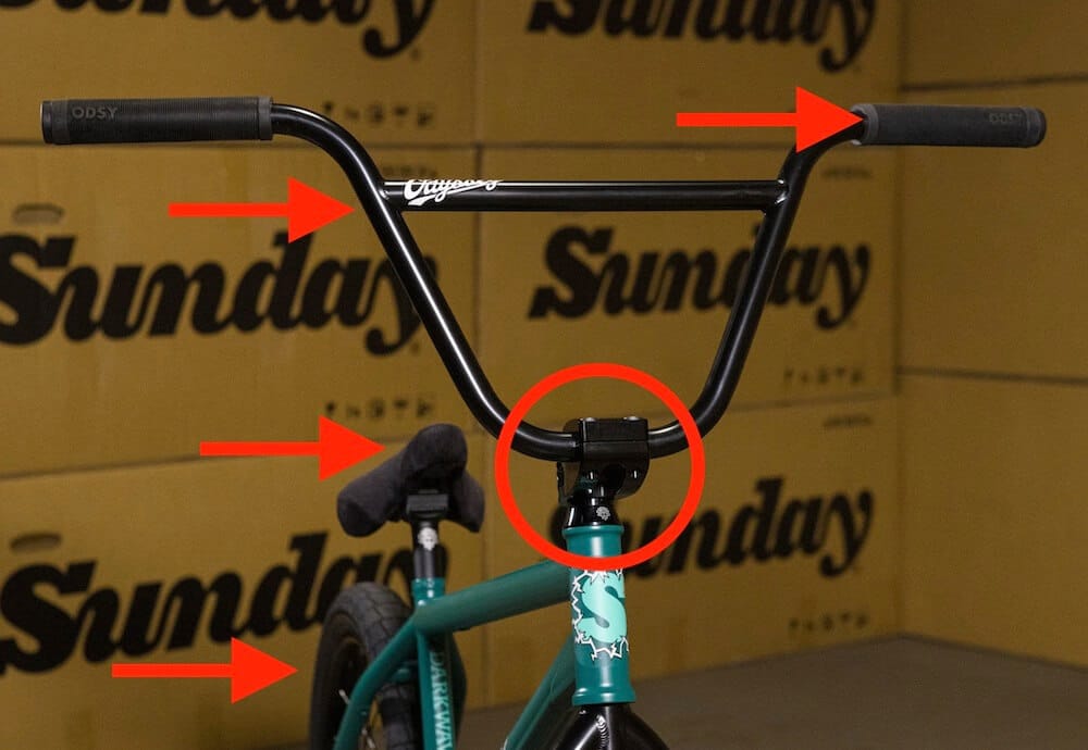 2027 sunday darkwave authentic bmx bike specs weight price
