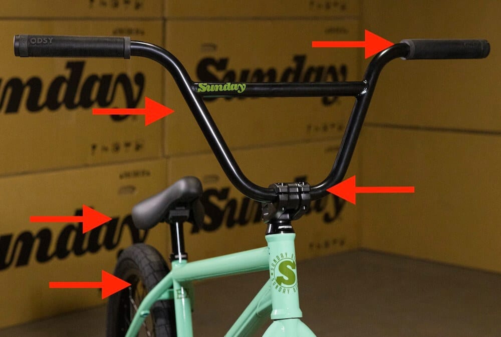 2027 sunday ex erik elstran bmx bike specs