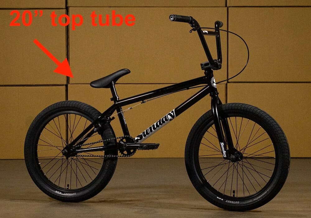 2027 sunday primer bmx bike 20 top tube