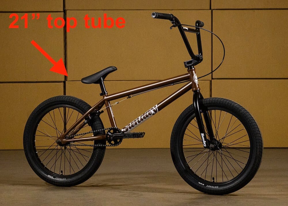 2027 sunday primer bmx bike 21 top tube