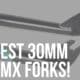 30mm bmx forks