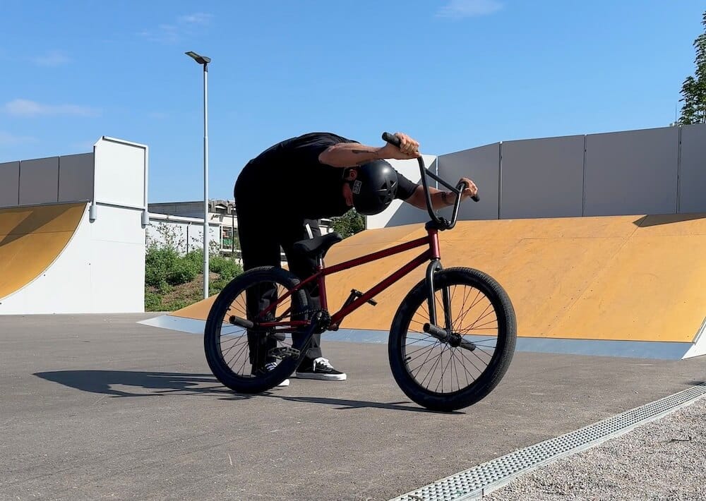 accept failure in bmx riding