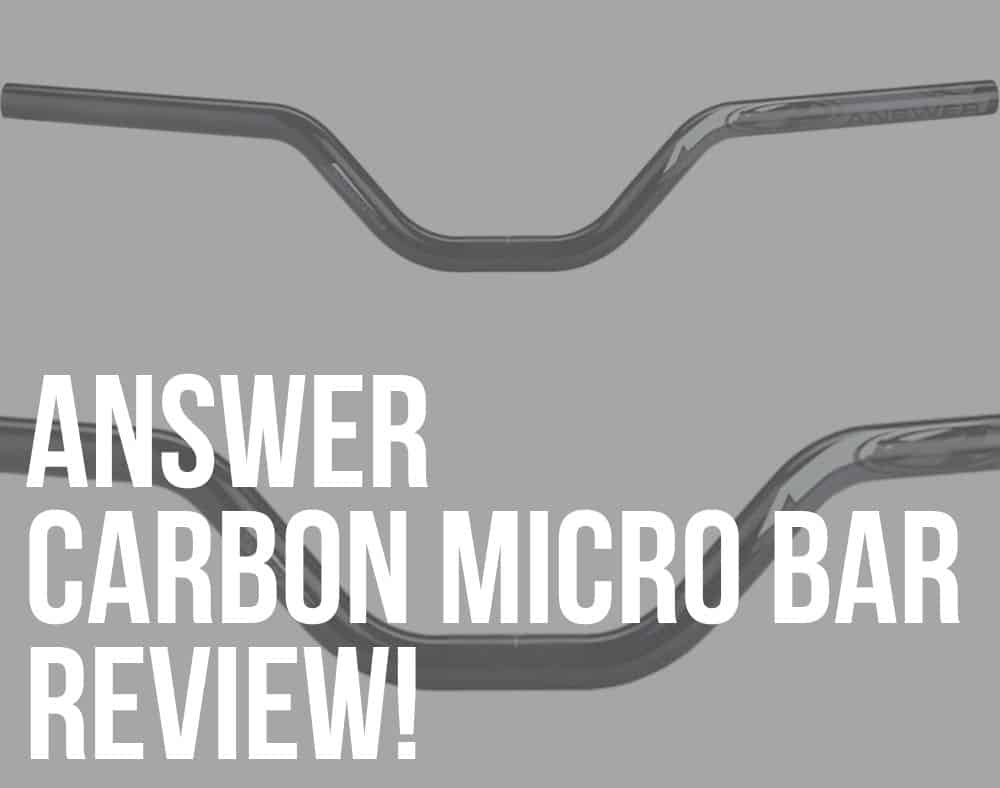 answer carbon micro handlebar review
