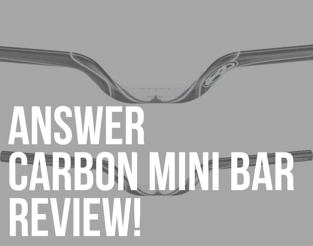 answer carbon mini handlebar review