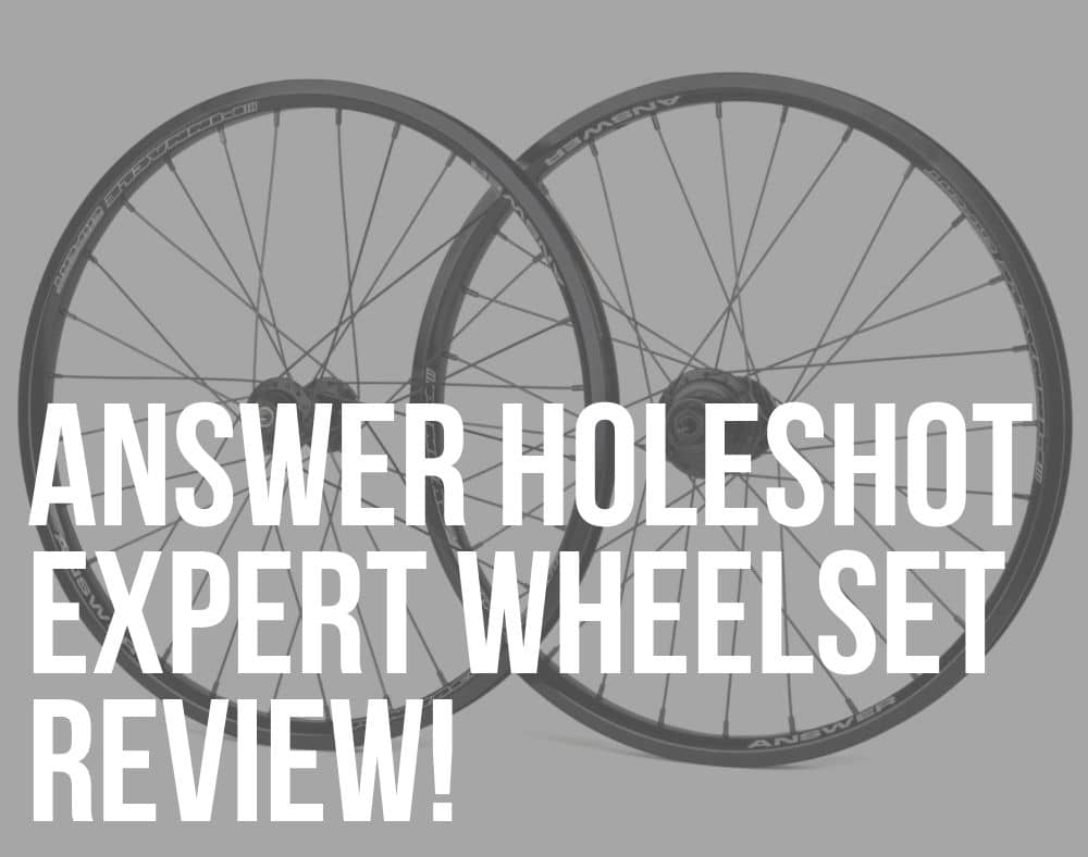 answer holeshot expert wheelset review