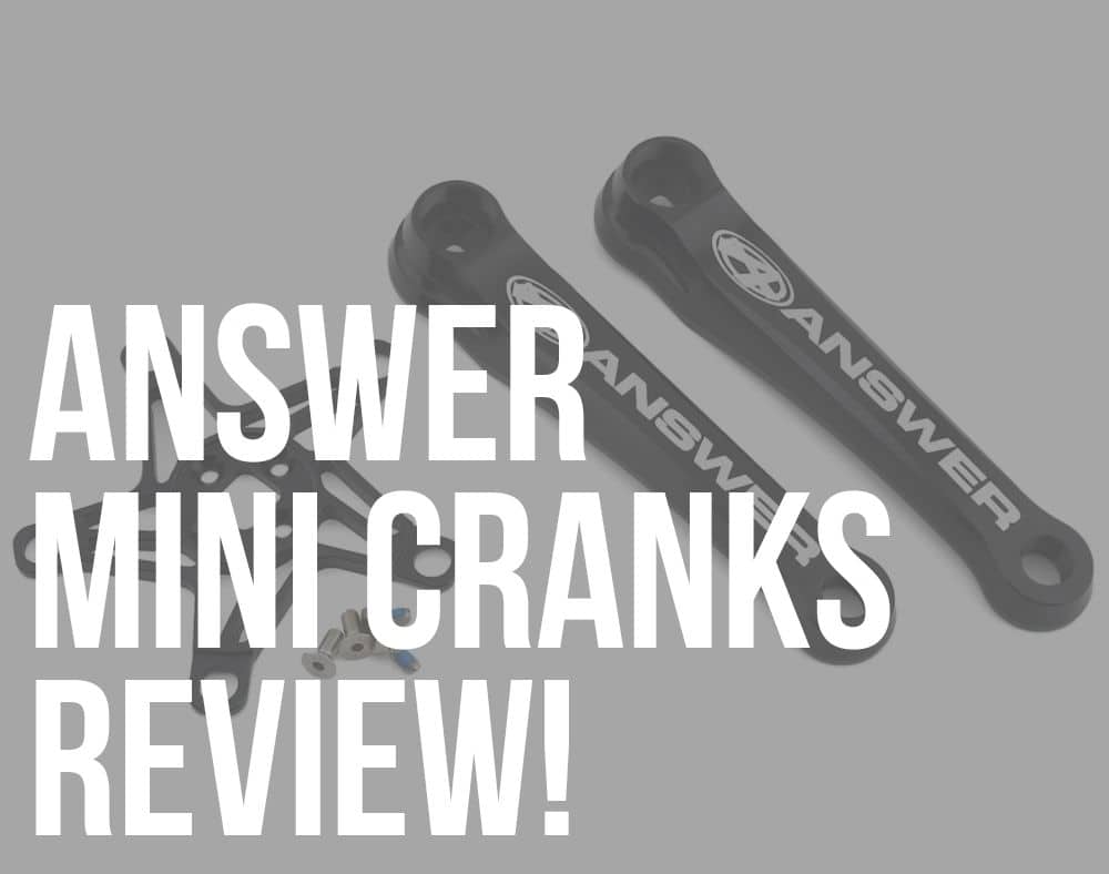 answer mini bmx racing cranks review