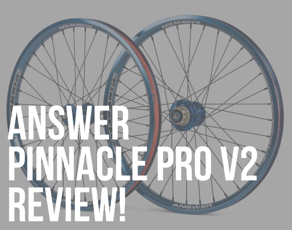 answer pinnacle pro v2 bmx racing wheelset review