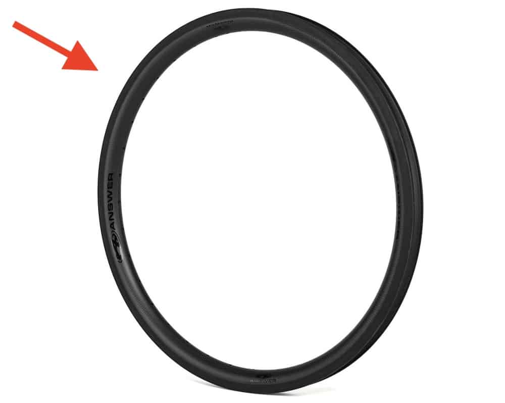 answer pro carbon rear and front rim