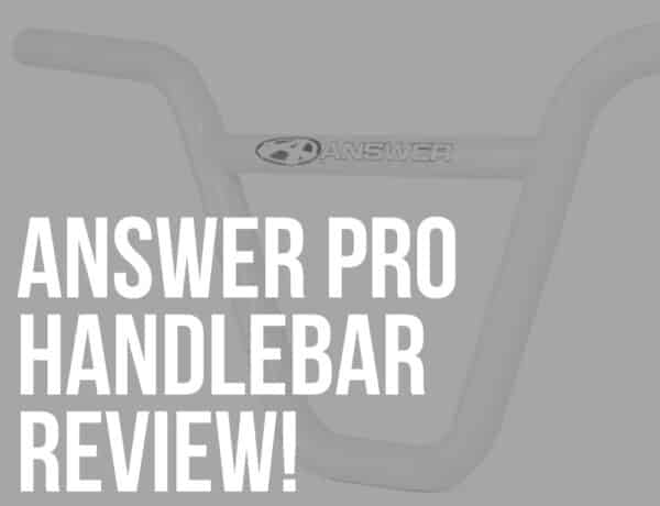 answer pro bmx race handlebar review
