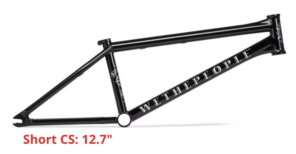 benefits of short bmx bike chainstay