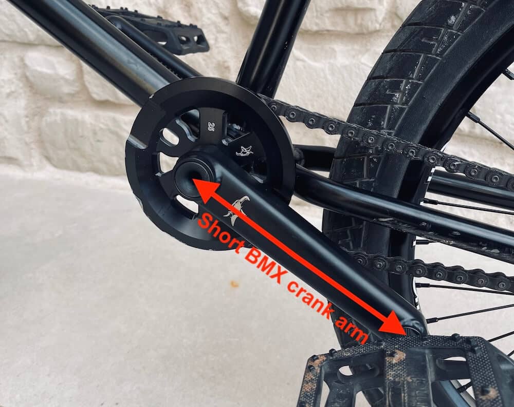 benefits of short bmx cranks