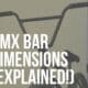 bmx bar dimensions