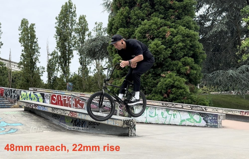 bmx barspin test 48mm reach stem