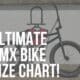 bmx bike size chart