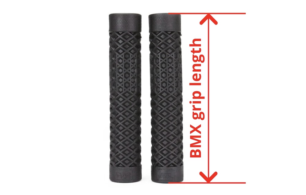 bmx grip length