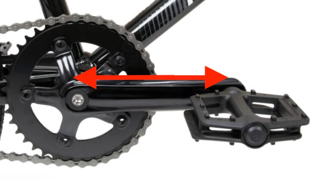 bmx junior race bike crank length