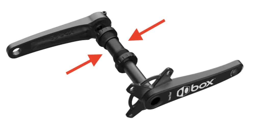 bmx race cranks spindle size