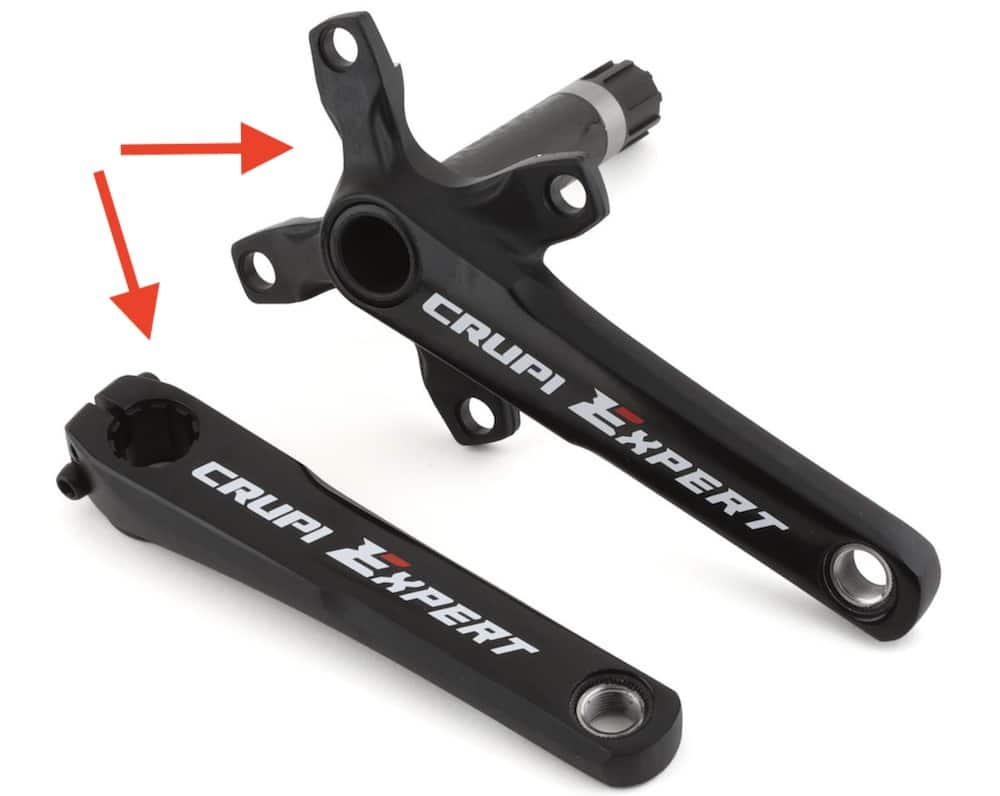 bmx race cranks two piece vs three piece cranks