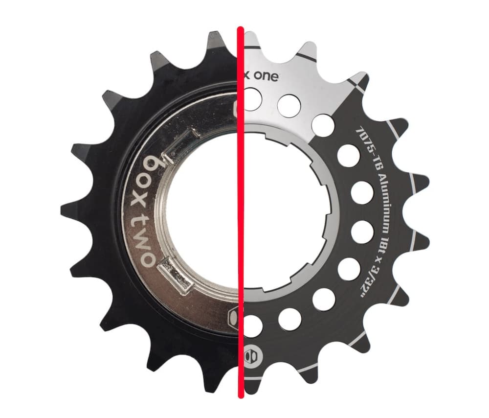 bmx race freewheel vs cog