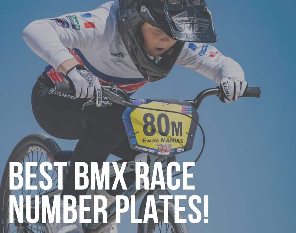 best bmx race number plates