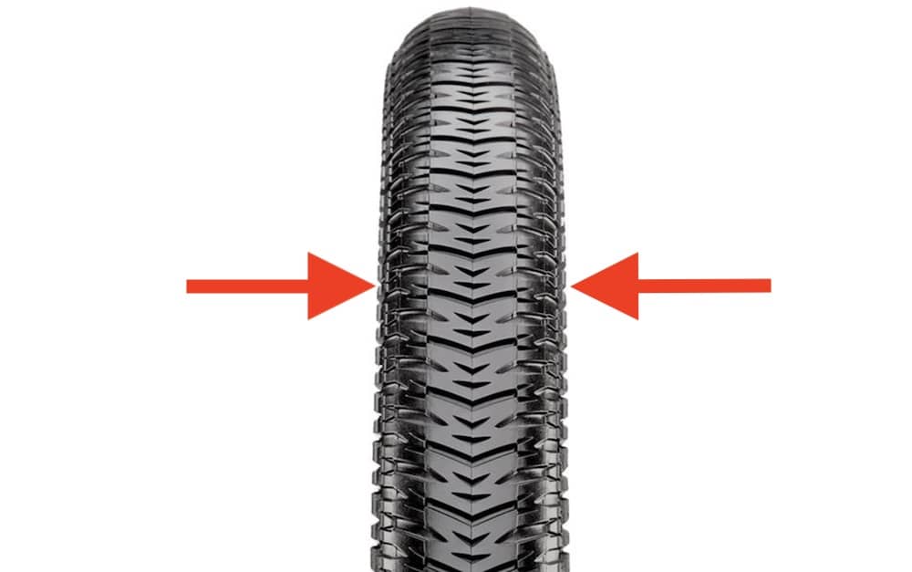 bmx race tire width