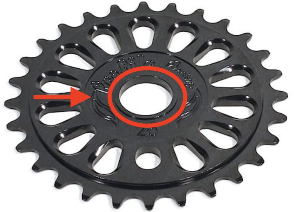 bmx sprocket fit bolt drive