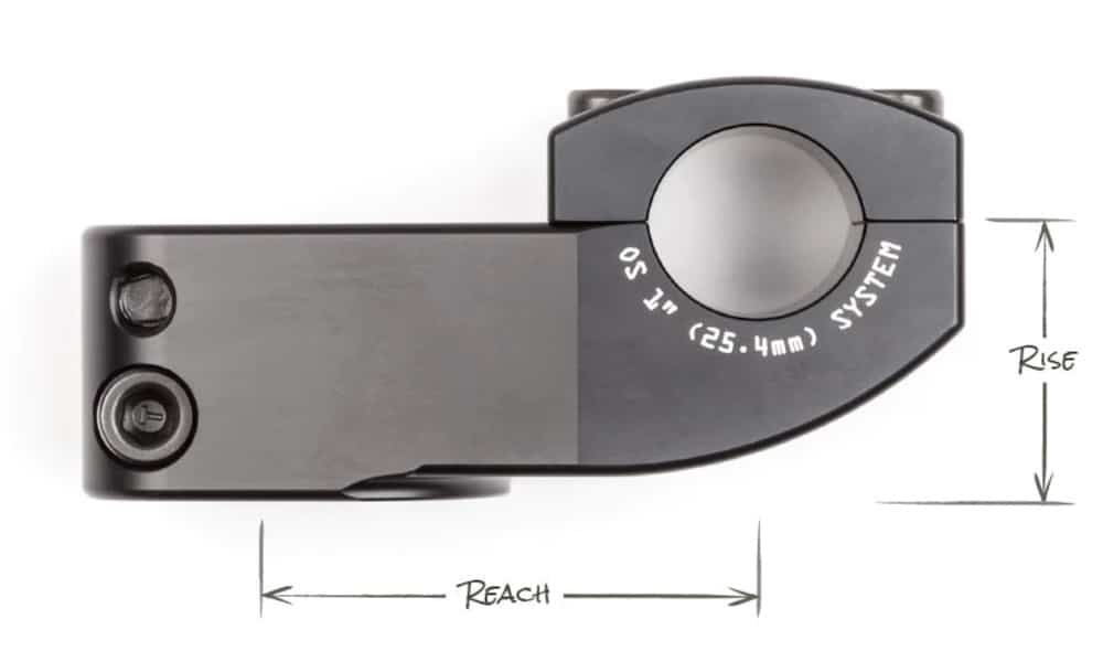 bmx stem geometry and specs