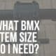 bmx stem size