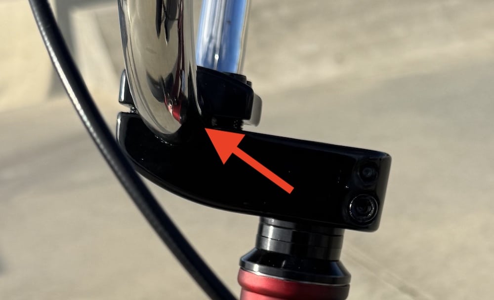 bmx top load stem clamping diameter
