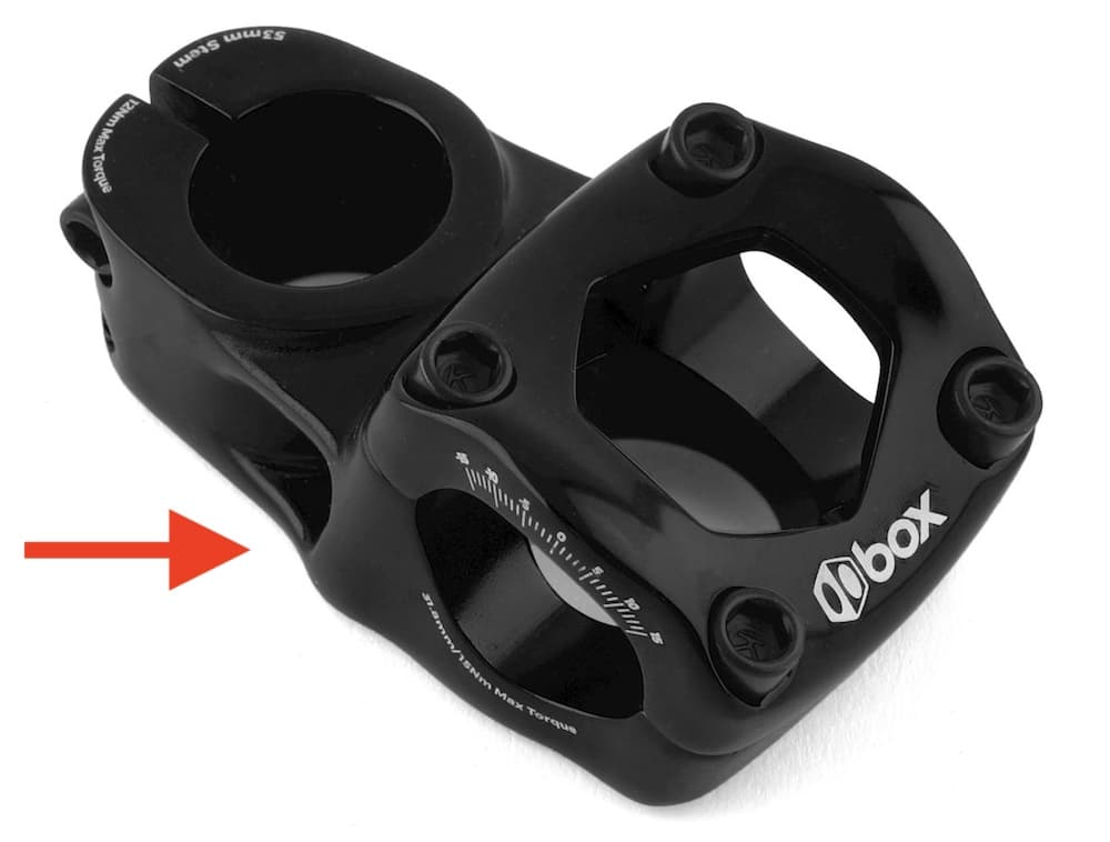 box one 31.8 top load bmx race stem