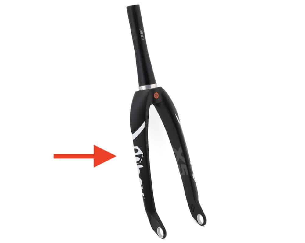 box one x5 pro tapered carbon bmx race fork