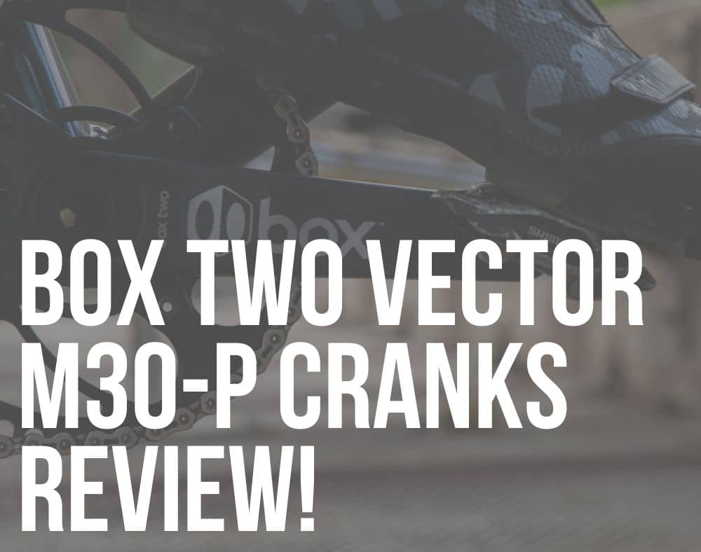 box two vector m30 p bmx racing cranks review