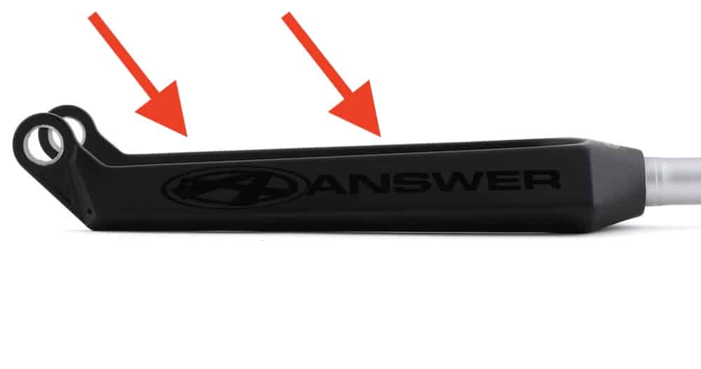 carbon bmx race fork stifness and feel
