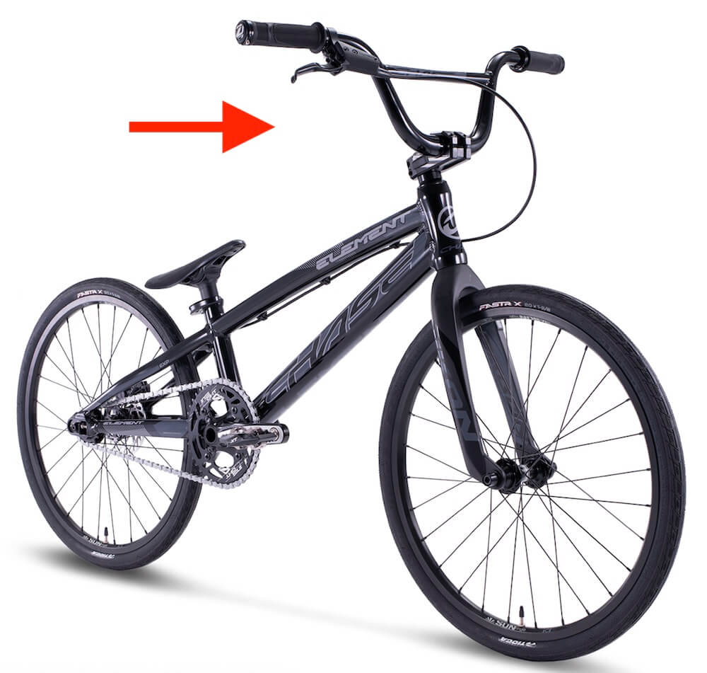 chase element expert bmx race bike