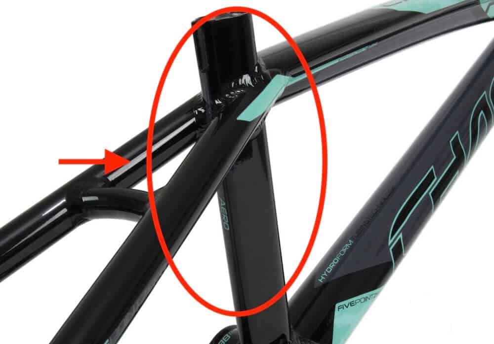 chase rsp bmx race frame aero seat post