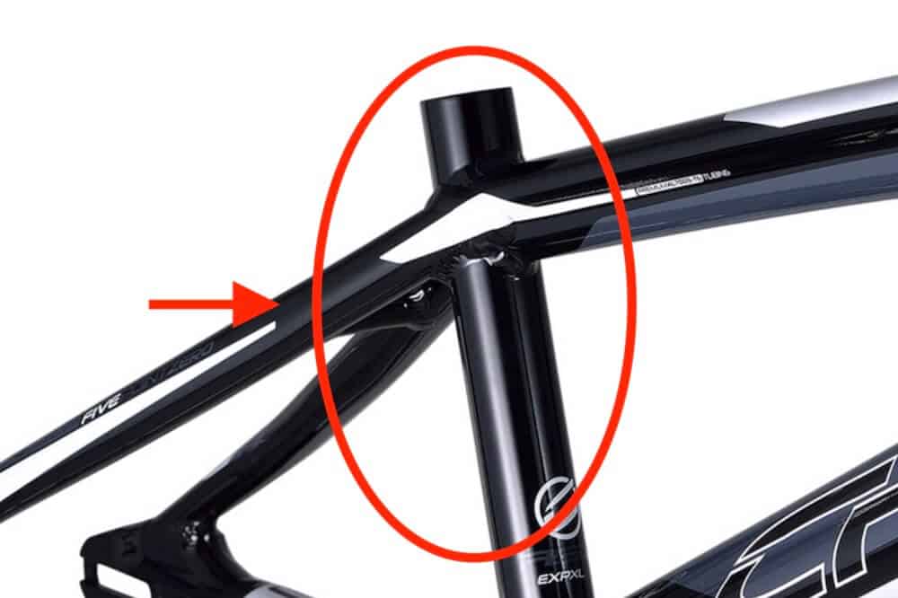 chase rsp bmx race frame aero tubing