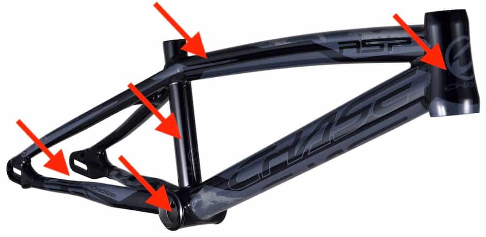 chase rsp bmx race frame geometry