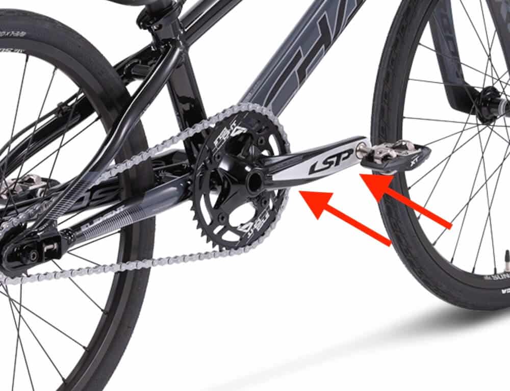 check bmx expert race bike crank length
