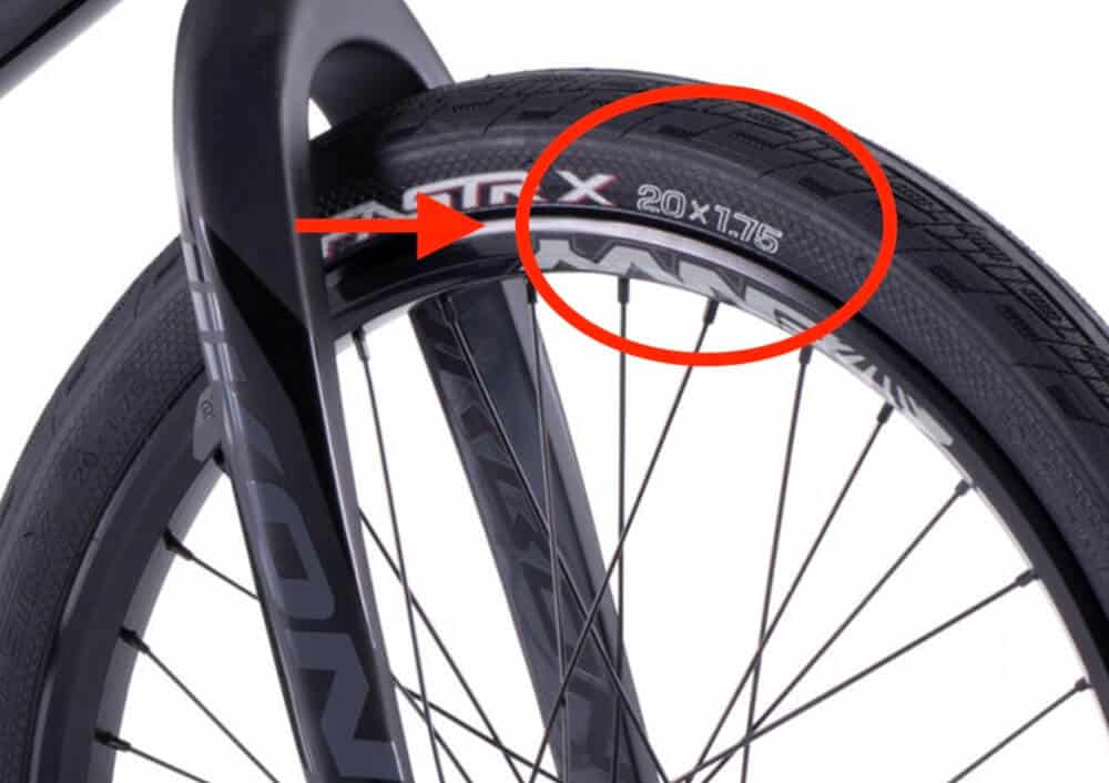 check bmx expert race bike tire width