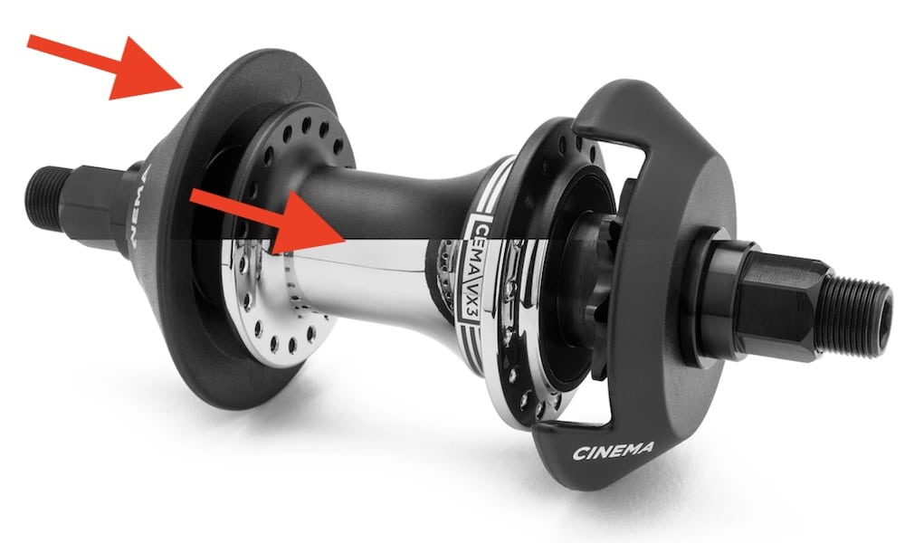 cinema vx3 cassette hub cons