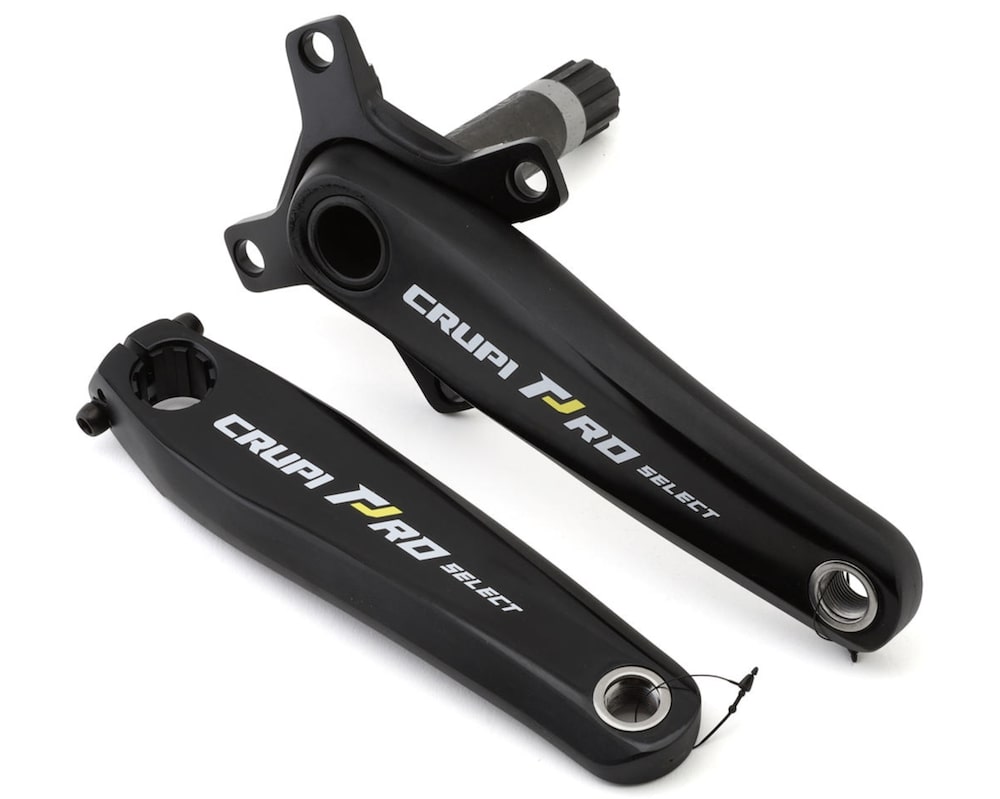 crupi pro select bmx racing crankset features