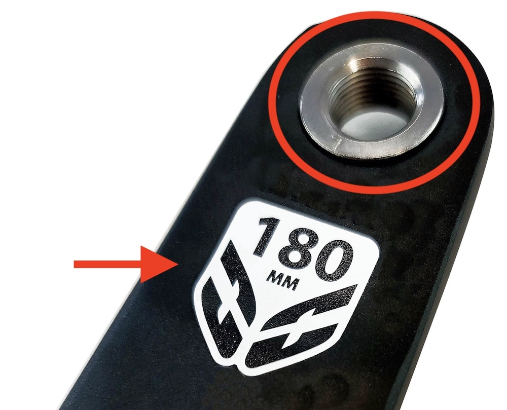 crupi pro select crankset detailing