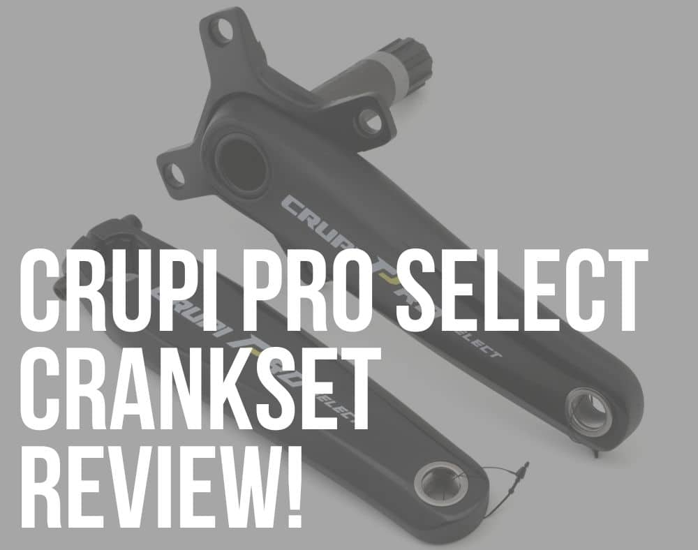 crupi pro select bmx racing crankset review