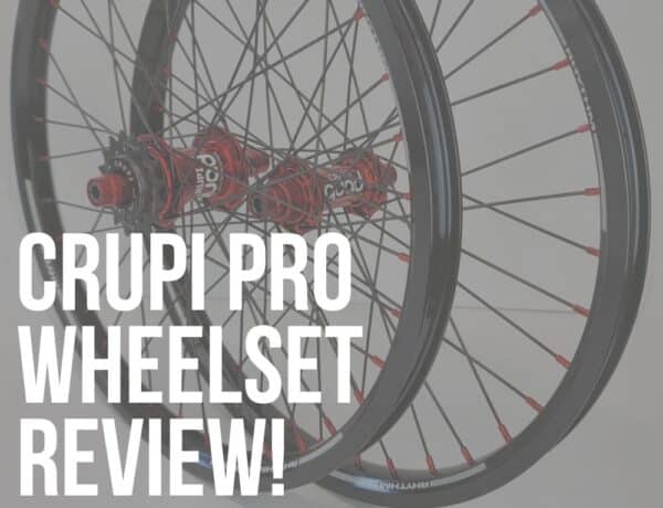 crupi pro bmx racing wheelset review