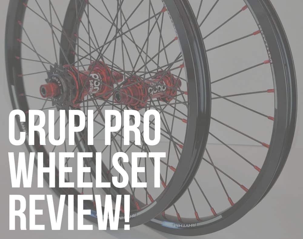 crupi pro bmx racing wheelset review