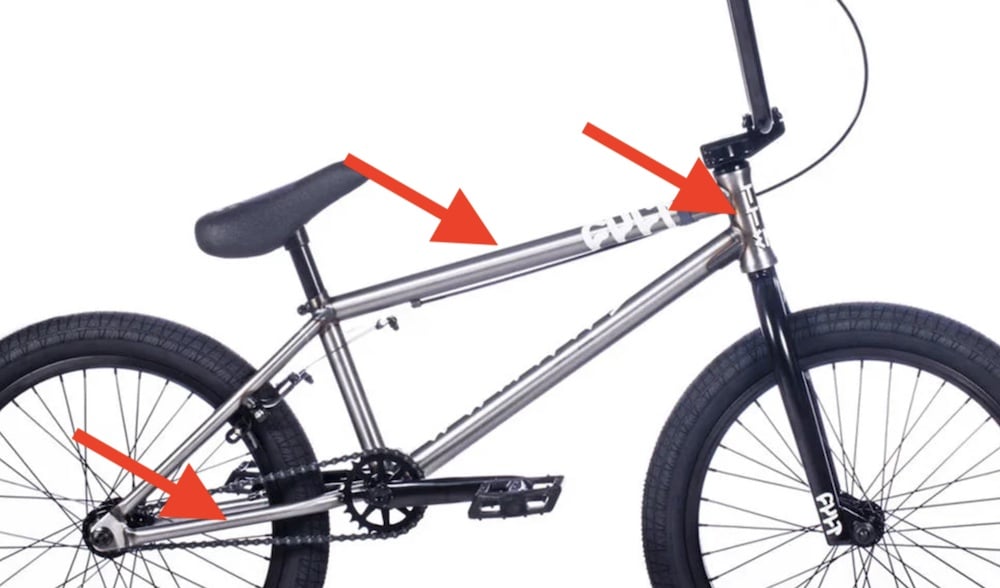 cult access bmx frame and geometry