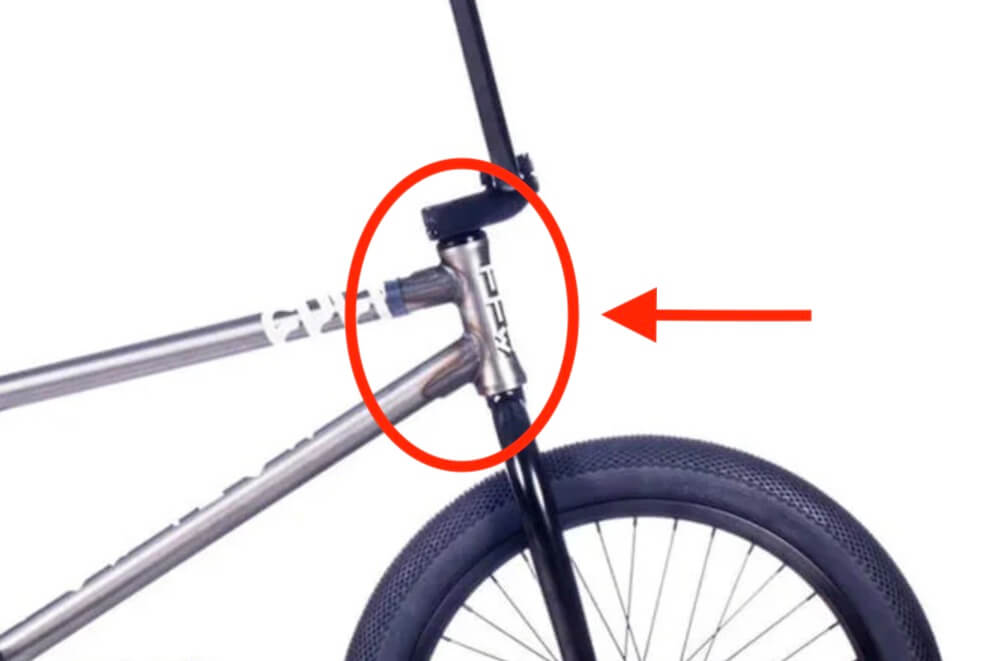 cult control bmx bike head tube angle
