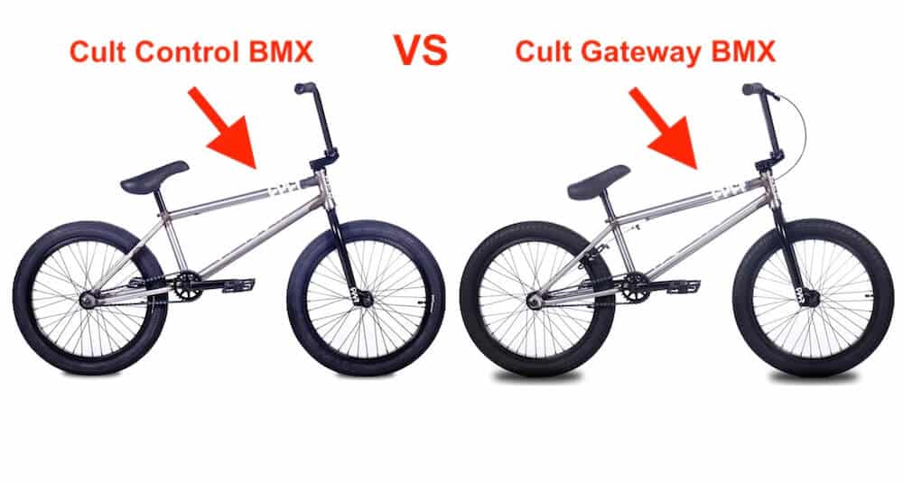 cult control vs cult gateway bmx bike