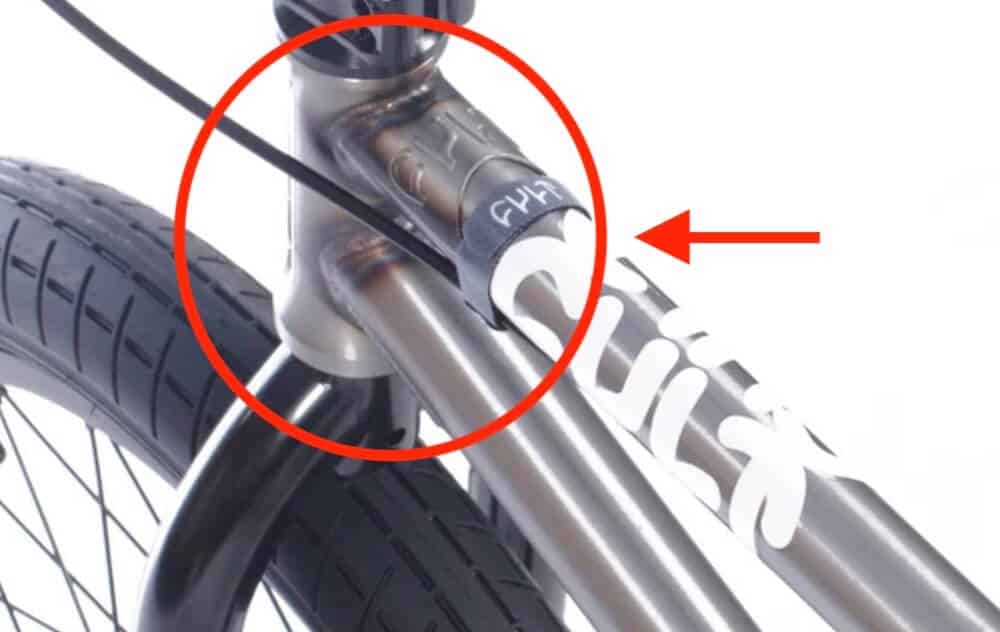 cult gateway frame head tube angle